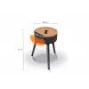 Unold 86545 elektrische ruimteverwarming binnen zwart, hout ventilator elektrische ruimteverwarming
