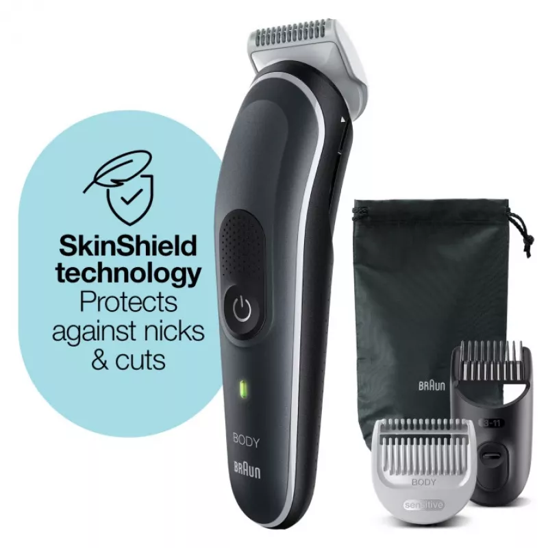 Body Groomer Braun BG5350 zwart zilver lithium-ion 100 min