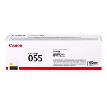Canon 055 tonercartridge 1 stuk origineel geel