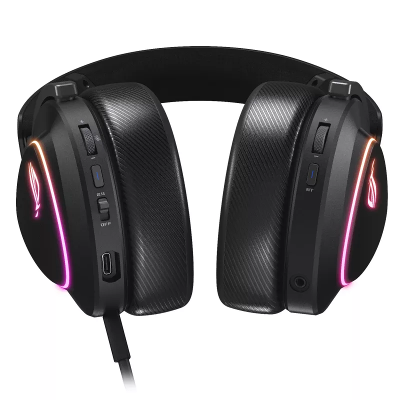 ASUS ROG DELTA II headset bedraad & draadloos hoofdband gaming USB Type-C Bluetooth zwart