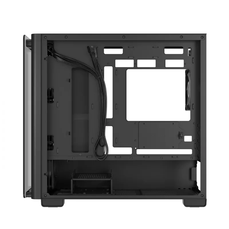 ASUS A23 PLUS TG ARGB zwart, pc, zwart, micro ATX, Mini-ITX, veelkleurig, 16,5 cm, 38 cm