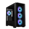 ASUS A23 PLUS TG ARGB zwart, pc, zwart, micro ATX, Mini-ITX, veelkleurig, 16,5 cm, 38 cm