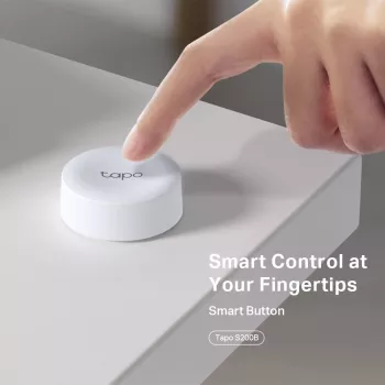 TP-Link Tapo slimme knop, draadloos, wit, wand, 868, 922 MHz, binnen, Android, iOS