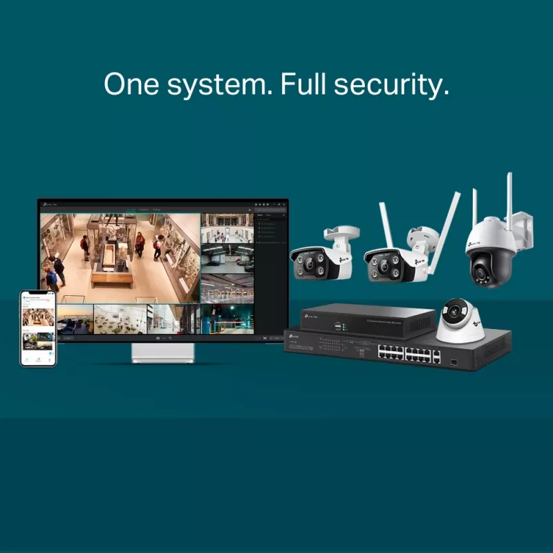 TP-Link VIGI 4MP Outdoor Full-Color Wi-Fi Bullet netwerkcamera