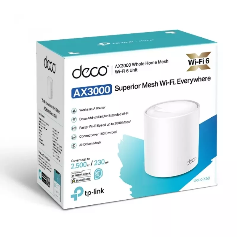 Mesh-wlan-eenheid TP-Link AX3000 dualband Wi-Fi 6