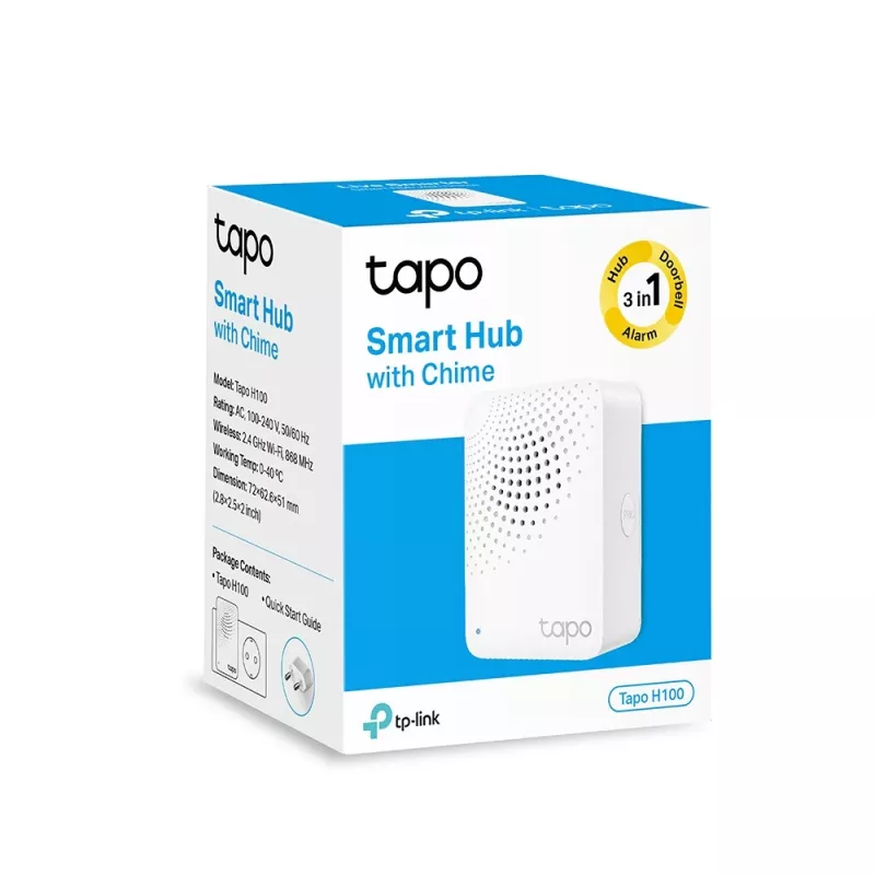 TP-Link Tapo slimme IoT-hub met deurbel, wit, IoT-hub