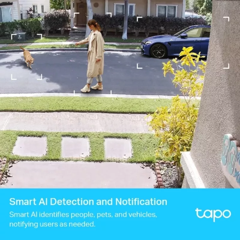 TP-Link Tapo slim draadloos beveiligingscamerasysteem, 2-camerasysteem