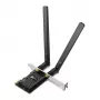 TP-Link AX1800 Wi-Fi 6 Bluetooth 5.2 PCIe-adapter, intern, draadloos, PCI Express, wifi / Bluetooth, 1800 Mbit/s, zwart