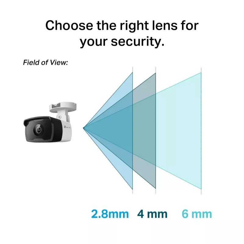 TP-Link VIGI C340I 2.8MM beveiligingscamera bullet IP-beveiligingscamera buiten 2560 x 1440 pixel plafond/muur/paal