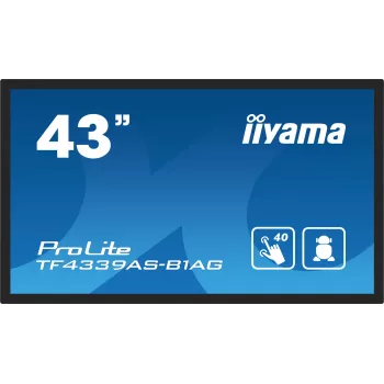 iiyama TF4339AS-B1AG computermonitor 108 cm (42,5 inch) 3840 x 2160 pixel 4K Ultra HD LED touchscreen zwart