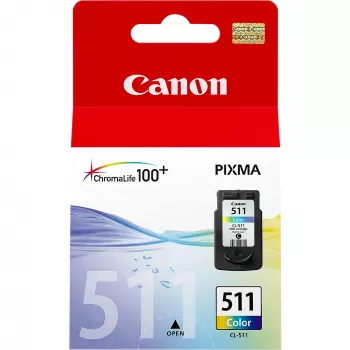 Canon CL-511 tri-colour inktpatroon – cyaan, magenta, geel