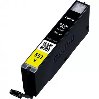 Inktpatroon Canon CLI-551 Y geel