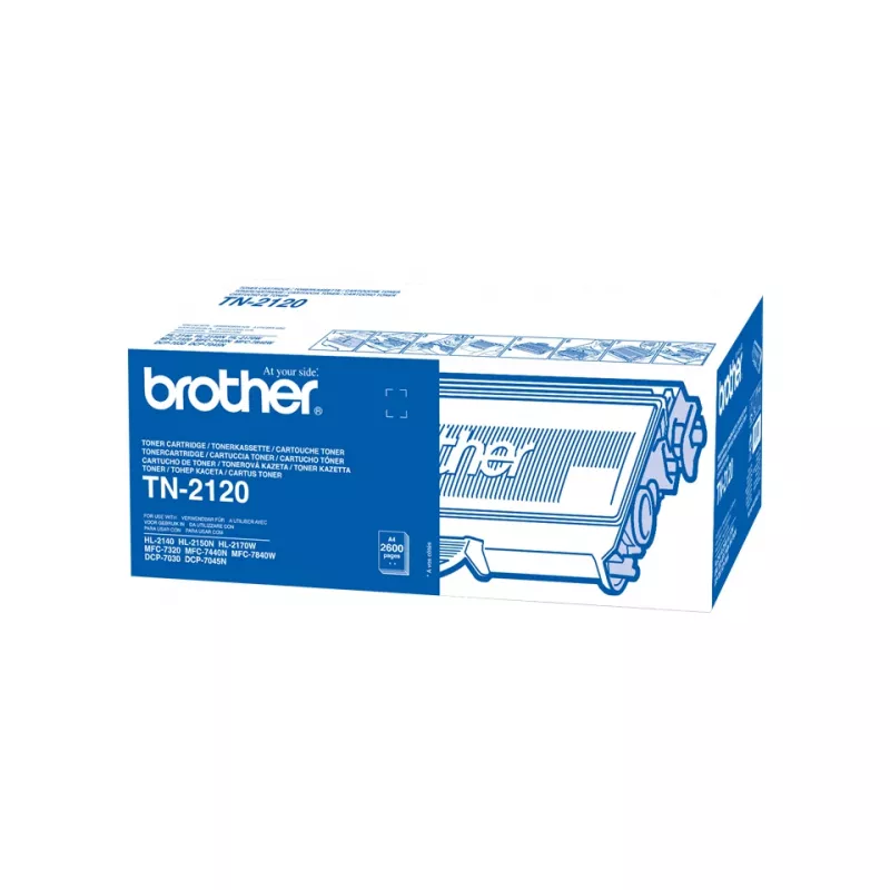 Brother TN-2120 toner, 1 st., origineel zwart