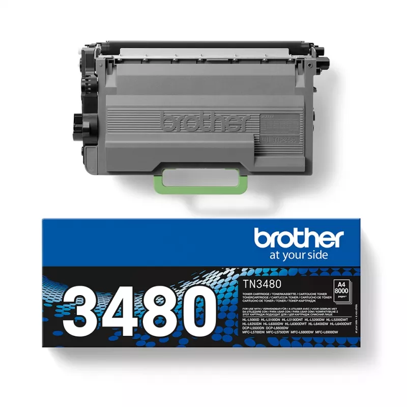 Brother TN-3480 tonercartridge 1 st. origineel zwart