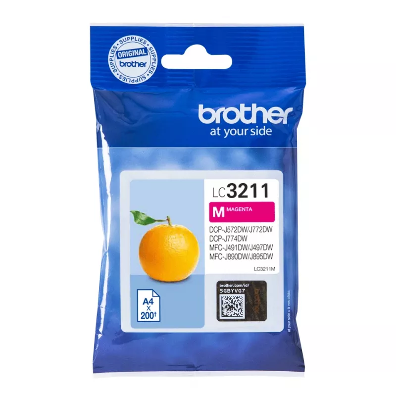 Brother LC3211M inktpatroon 1 st. origineel standaardcapaciteit magenta