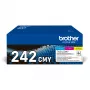 Brother TN-242CMY tonercartridge 1 st. origineel cyaan, magenta, geel