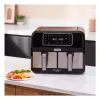Kenwood HFM20.000MB friteuse dubbel 8 L vrijstaand 1700 W heteluchtfriteuse zwart