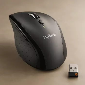 Logitech Marathon M705 muis draadloos USB zwart