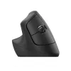 LOGITECH Lift Verticale Ergonomische Muis - Linkshandig - Draadloos - Grafietzwart