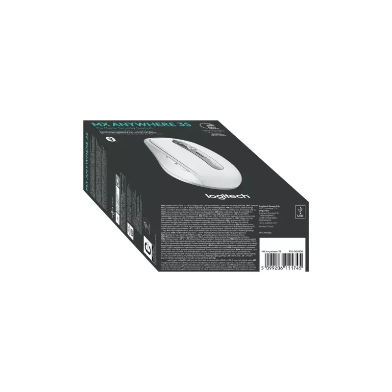 Muis Logitech MX Anywhere 3S RF Draadloos + Bluetooth
