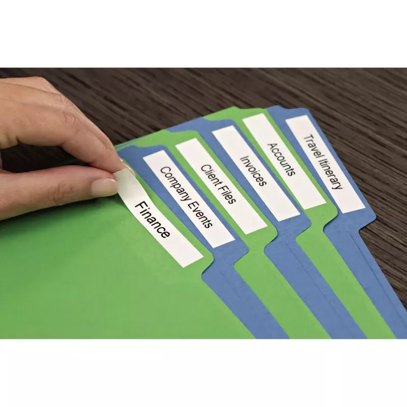 Labeltape DYMO D1 Durable Zwart op Wit 12 mm