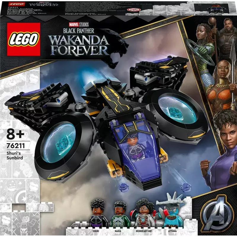 LEGO Marvel set 76211 Shuri's schip — bouwbare speelset met minifiguren
