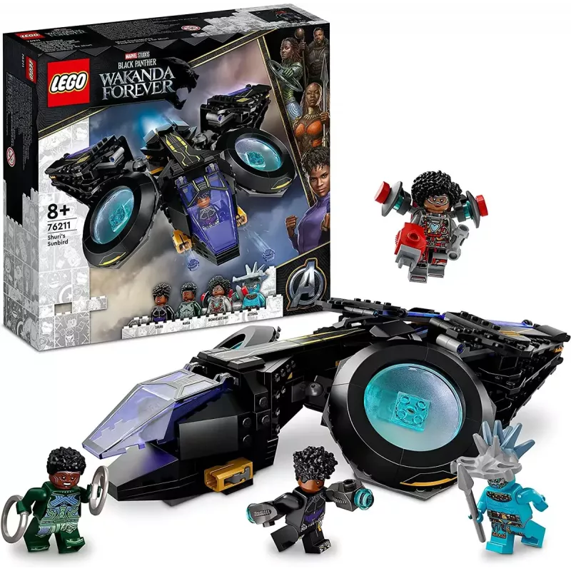 LEGO Marvel set 76211 Shuri's schip — bouwbare speelset met minifiguren