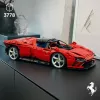 LEGO Technic bouwset Ferrari Daytona SP3 op schaal 1:8, 3 778 onderdelen, rood, 6,99 kg