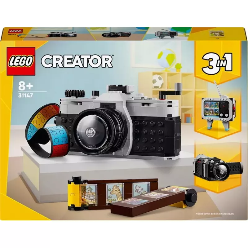 31147 Creator 3-in-1 Retro camera, constructiespeelgoed