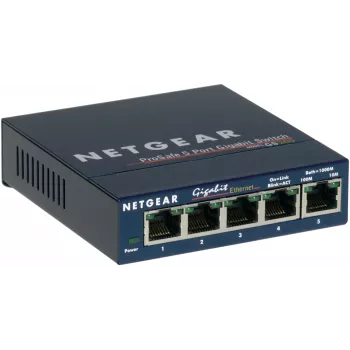 NETGEAR GS105 unmanaged Gigabit Ethernet (10/100/1000) blauw