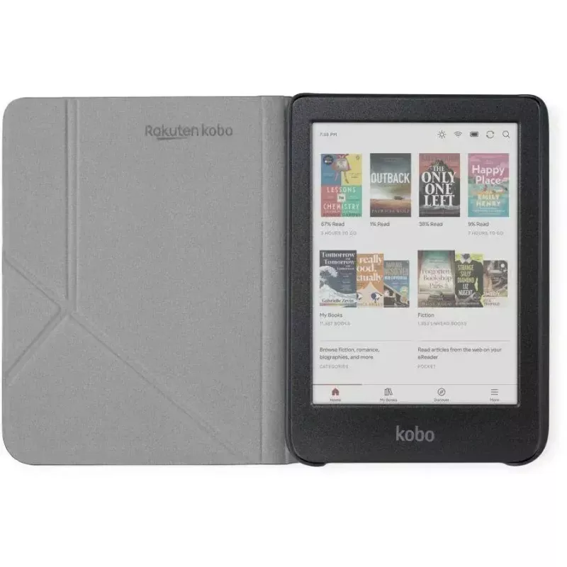 Folio Case Rakuten Kobo SleepCover 15,2 cm groen