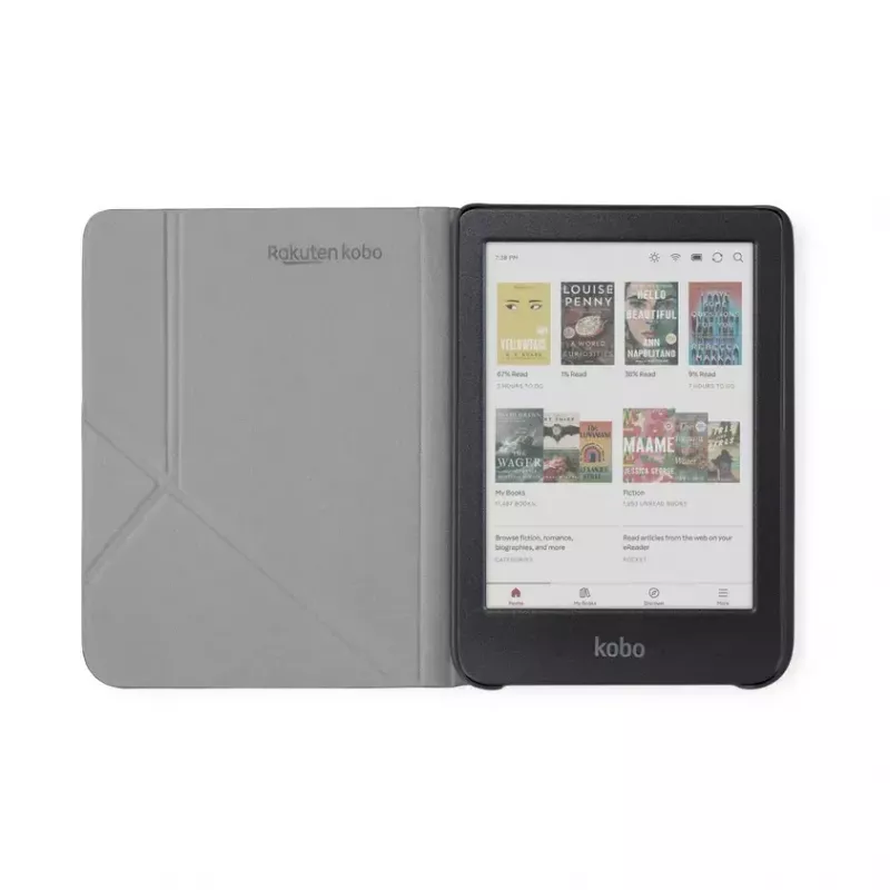 Folio Case Rakuten Kobo SleepCover 15,2 cm zwart