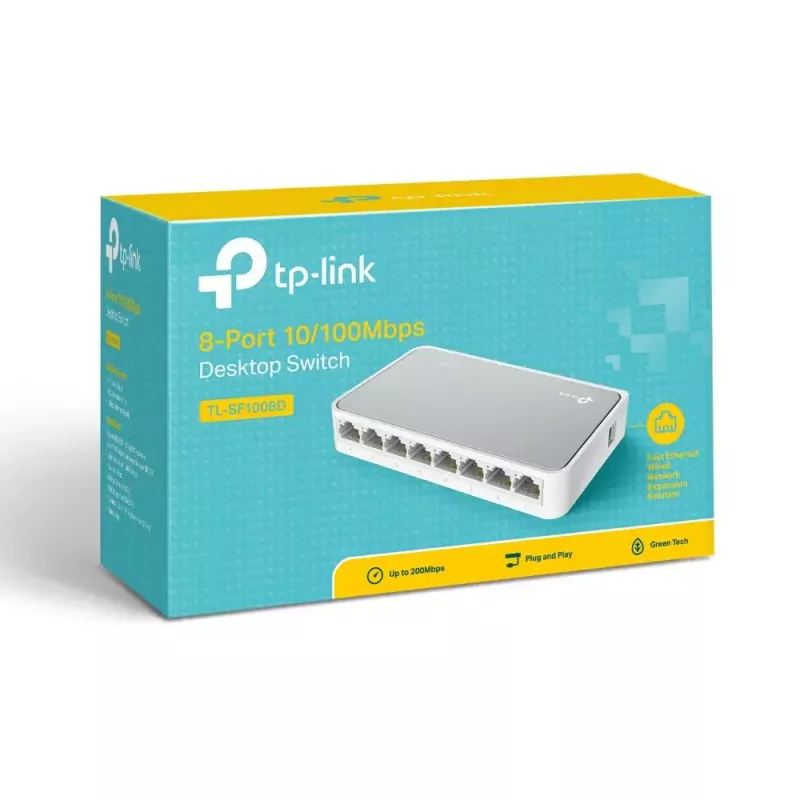 TP-Link TL-SF1008D unmanaged Fast Ethernet (10/100) wit