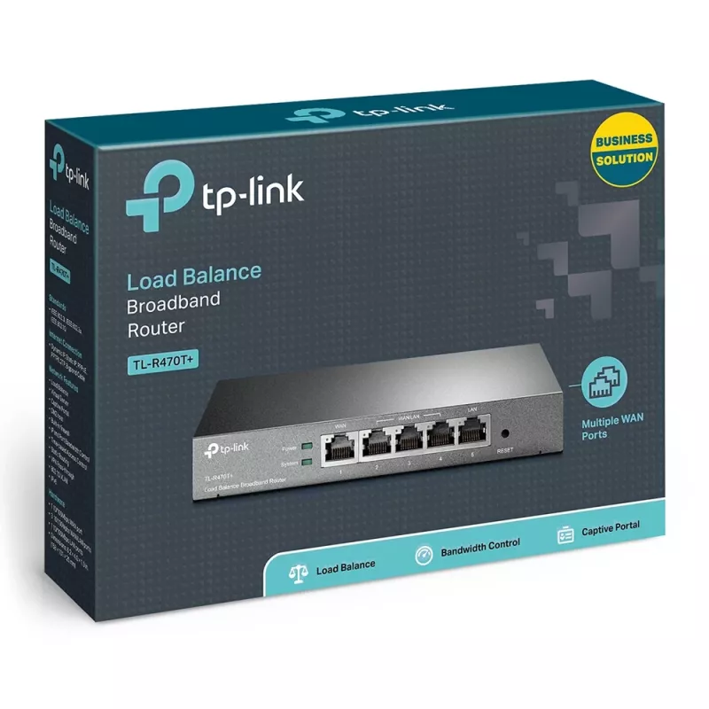 TP-Link Load Balance Broadband Router, Ethernet WAN, Fast Ethernet, zwart