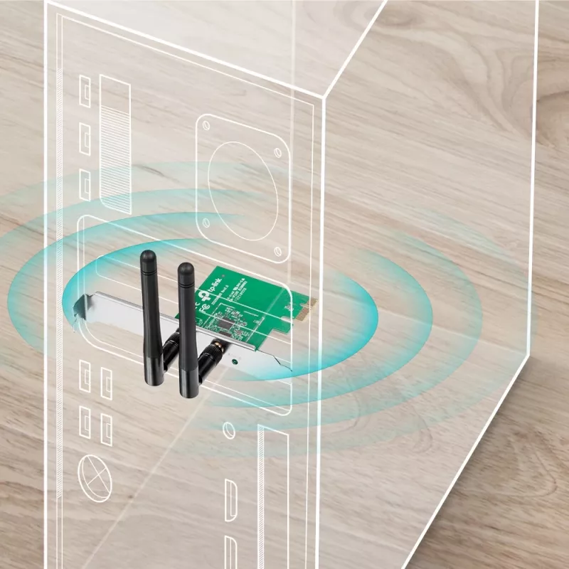 WLAN-adapter TP-Link TL-WN881ND 300 Mbit/s Wireless N PCI Express
