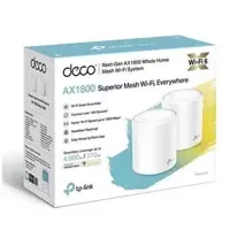 TP-Link AX1800 Whole Home Mesh Wi-Fi 6 systeem, 2-pack