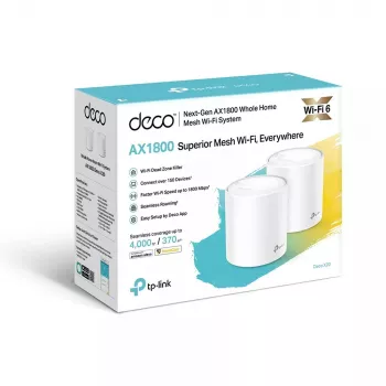 TP-Link AX1800 Whole Home Mesh Wi-Fi 6 systeem, 2-pack