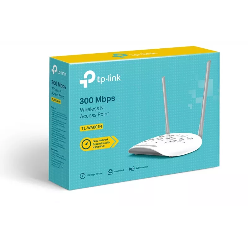 TP-Link TL-WA801N draadloos access point 300 Mbit/s wit Power over Ethernet (PoE)