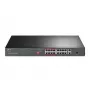 TP-Link 16-poorts 10/100 Mbps + 2-poorts Gigabit rackmount PoE-switch met 16-poorts PoE+