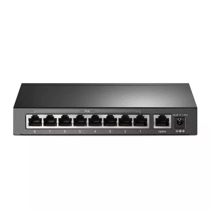TP-Link 9-poorts 10/100Mbps desktop-switch met 8-poorts PoE+