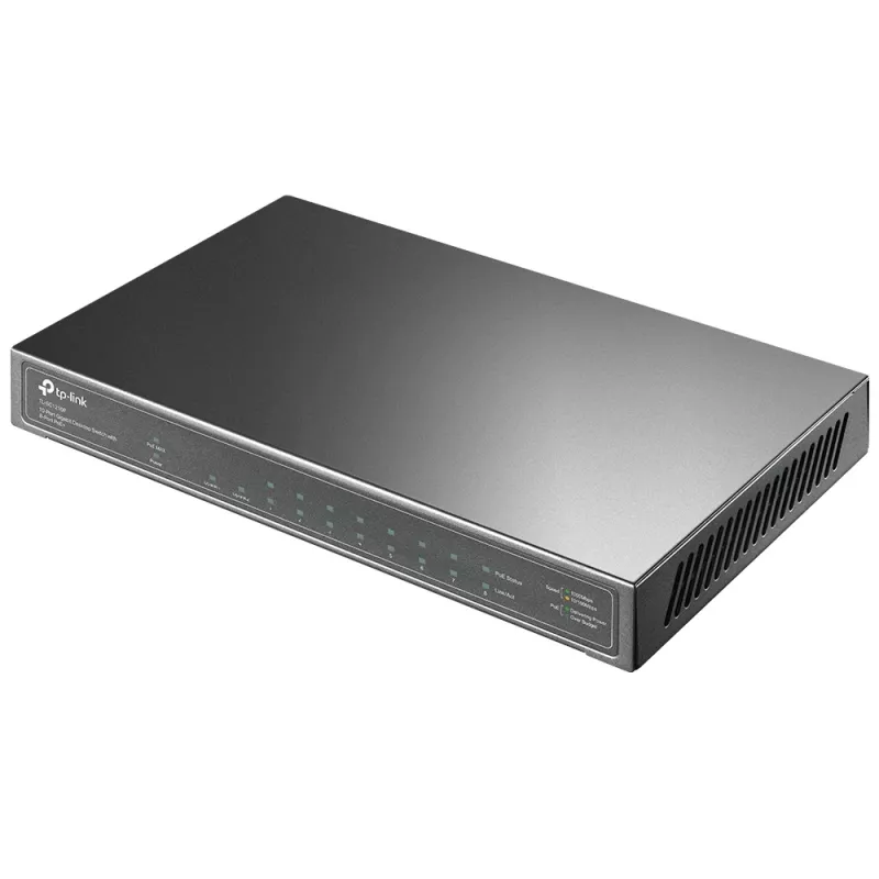 TP-Link TL-SG1210P netwerkswitch unmanaged Gigabit Ethernet (10/100/1000) Power over Ethernet (PoE) grijs