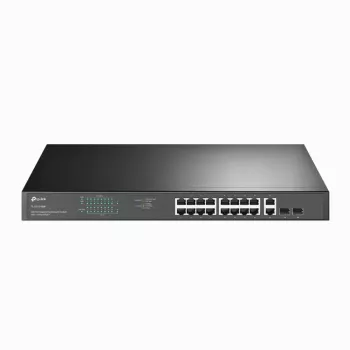 TP-Link 18-poorts Gigabit rackmount switch met 16 PoE+, unmanaged, Gigabit Ethernet (10/100/1000), fullduplex, Power over Ethernet (PoE), rackmontage, 1U