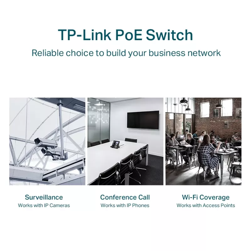 Managed switch TP-Link TL-SG1428PE 28-poorts Gigabit met 24-poorts PoE+