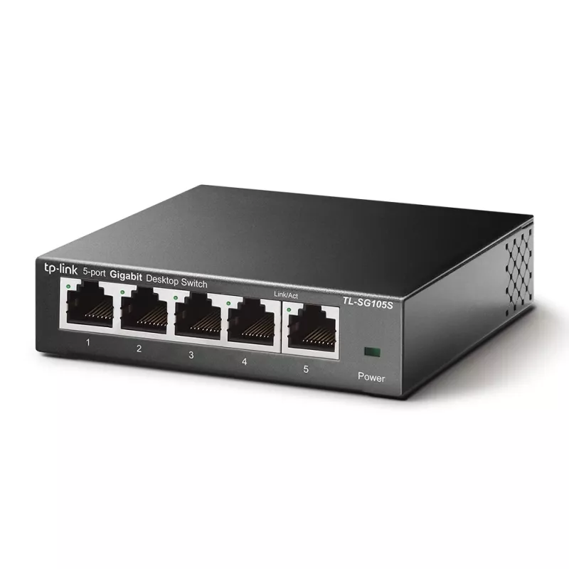 Unmanaged switch TP-Link TL-SG105S 5-poorts 10/100/1000Mbps