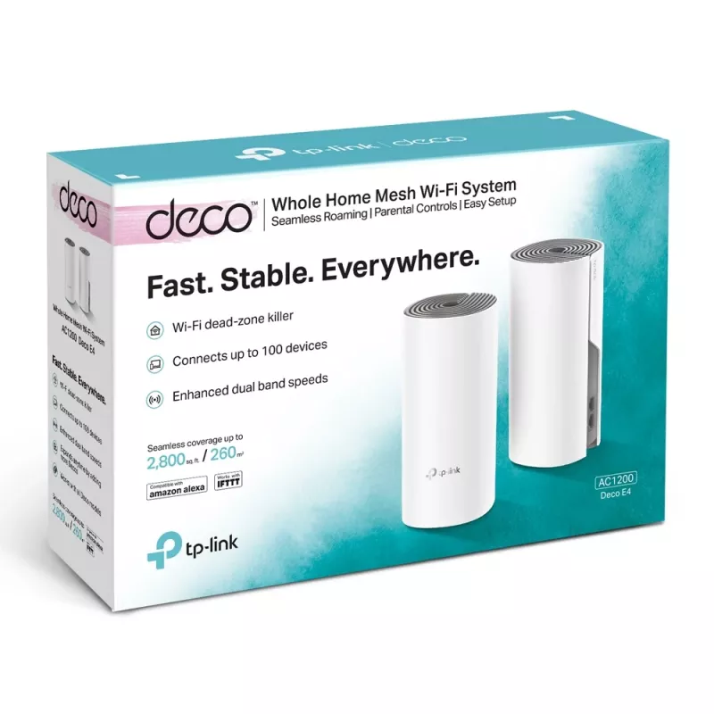 TP-Link AC1200 Deco Whole Home Mesh Wi-Fi systeem, 2-pack