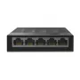 TP-Link 5-poorts 10/100/1000Mbps desktop-netwerkswitch, unmanaged, Gigabit Ethernet (10/100/1000), wandmontage