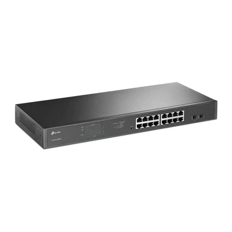 TP-Link JetStream 16-poorts Gigabit Easy Smart PoE/PoE+ switch