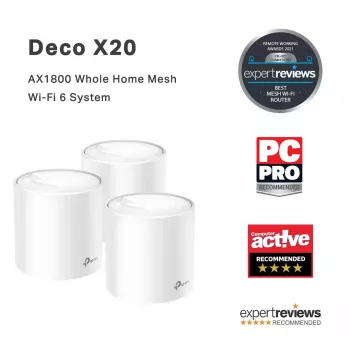 TP-Link AX1800 Whole Home Mesh Wi-Fi 6 systeem, 3-pack