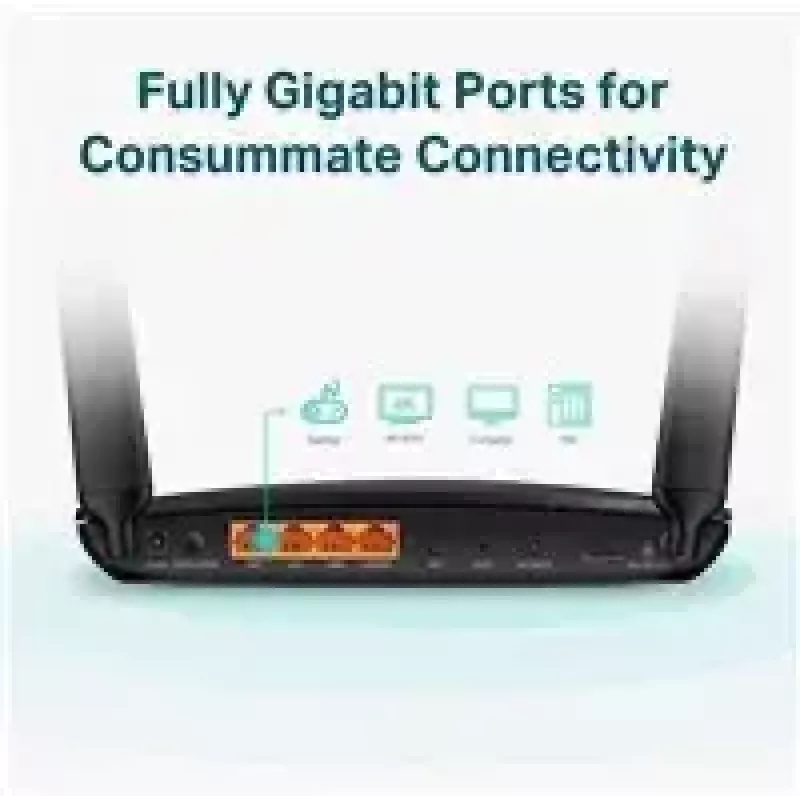 TP-Link 4G+ Cat6 AC1200 draadloze dualband Gigabit router