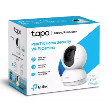 TP-Link Tapo Pan/Tilt Home Security WiFi-camera, IP-beveiligingscamera, indoor, draadloos, 2400 MHz, FCC, IC, CE, NCC, plafond